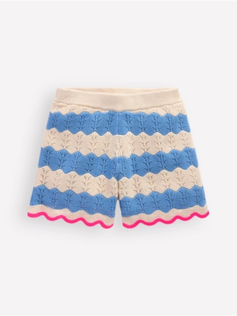 Boden knit crochet girls shorts